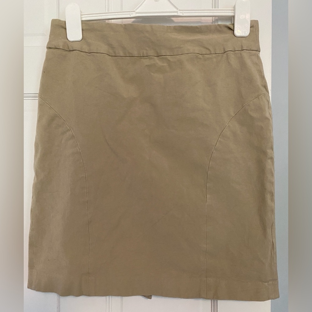 Banana Republic Stretch Khaki Skirt Size 12
